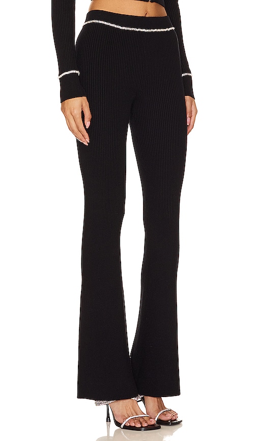 view 2 of 5 Dani Knit Embellished Pant in Black