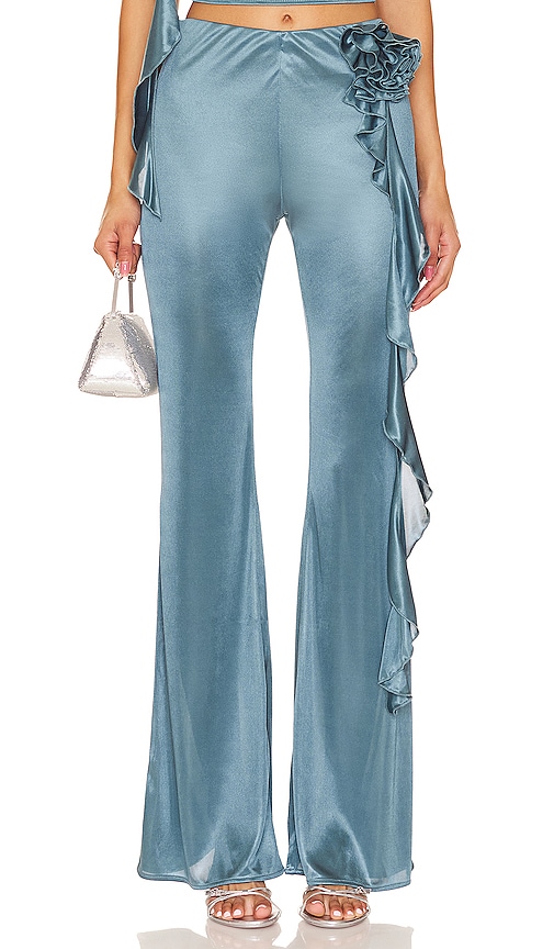 Lovers and Friends Giulia Pant in Teal Grey
