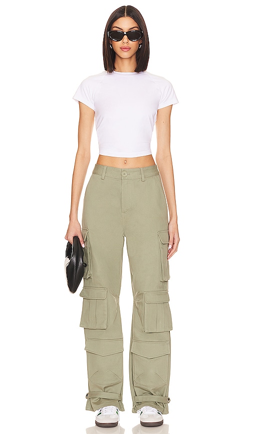 view 4 of 4 Issa Pant in Army Green