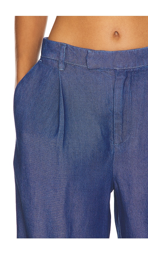 view 6 of 6 Agathe Pant in Blue Denim