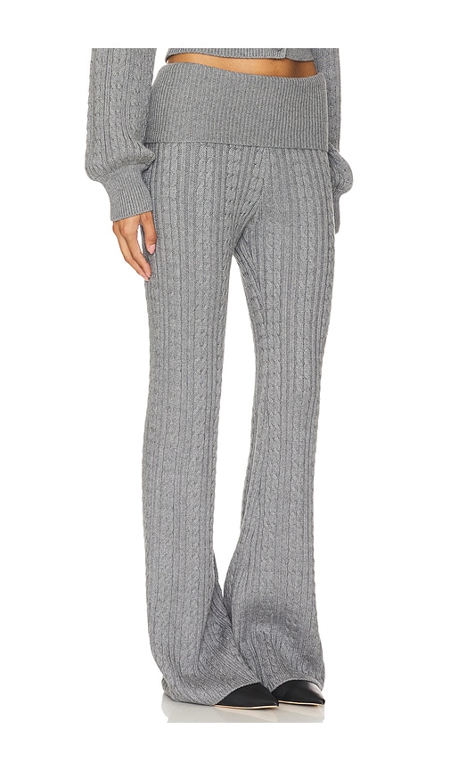 view 2 of 6 x Emily Gemma Bessie Knit Pant in Grey