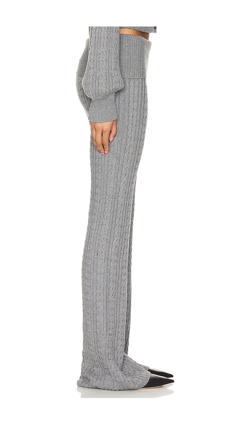 view 3 of 6 x Emily Gemma Bessie Knit Pant in Grey