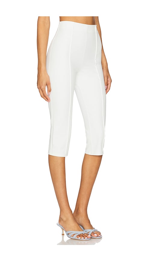view 2 of 6 Cindy Cropped Capri Pant in White