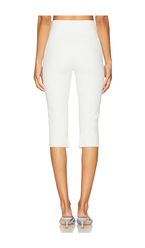 view 4 of 6 Cindy Cropped Capri Pant in White