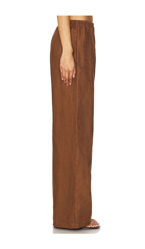 view 3 of 6 Asa Easy Pant in Chocolate