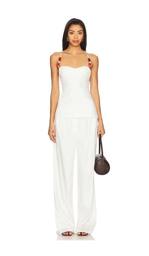 view 5 of 6 Jolene Pant in White