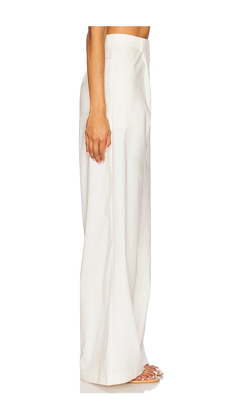 view 3 of 6 Jackie Pant in White Linen