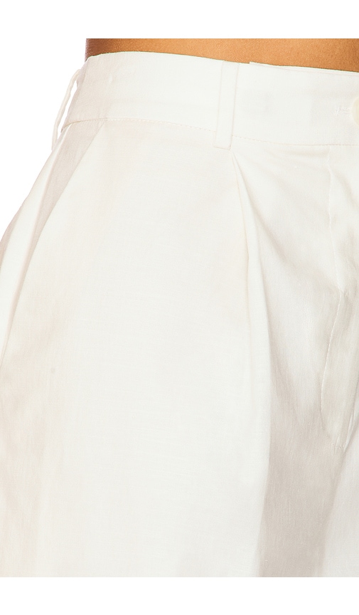 view 6 of 6 Jackie Pant in White Linen