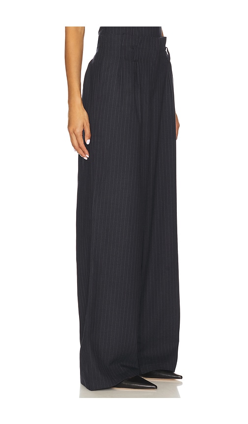 view 2 of 6 Denise Pant in Navy Pinstripe