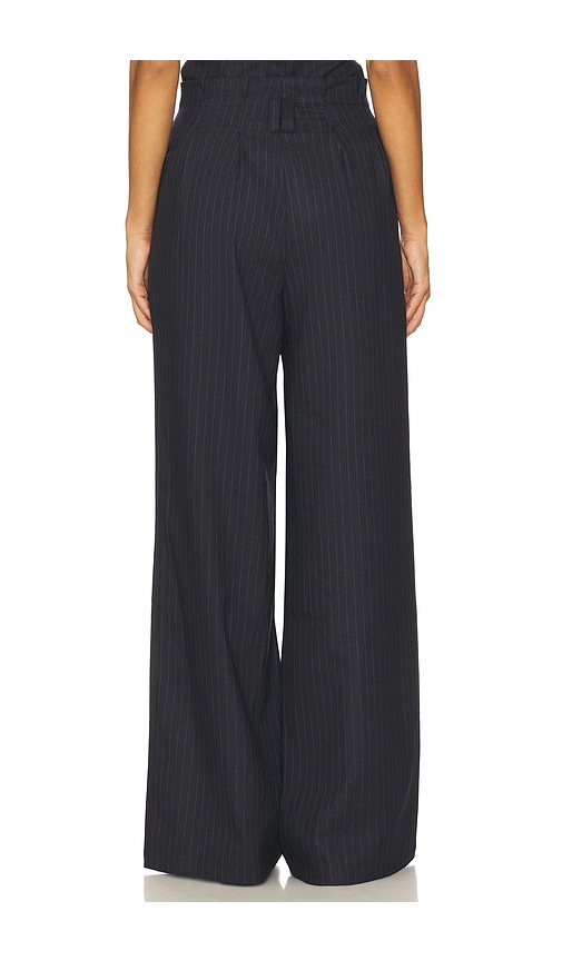 view 4 of 6 Denise Pant in Navy Pinstripe