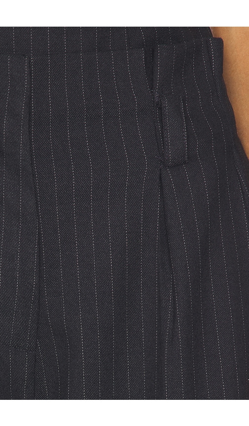 view 6 of 6 Denise Pant in Navy Pinstripe