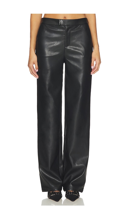 view 1 of 6 x Emma Leger Greta Faux Leather Pants in Black