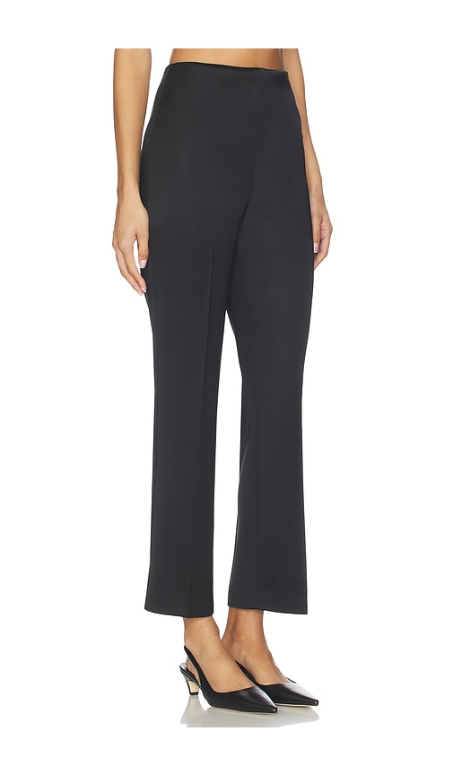 view 2 of 6 Elani Satin Pant in Black