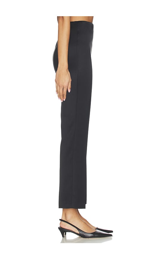 view 3 of 6 Elani Satin Pant in Black