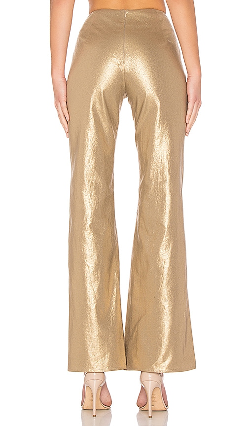 view 3 of 4 Slash Pants in Gold