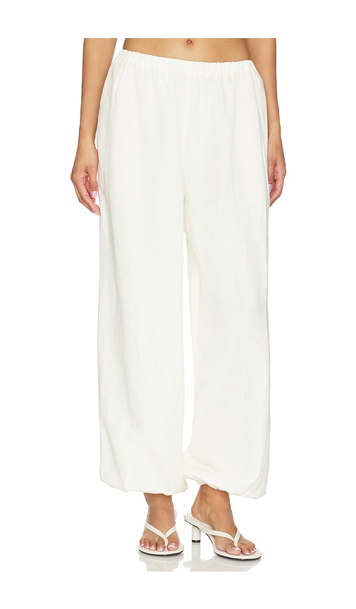 view 1 of 6 Lexi Linen Pant in White