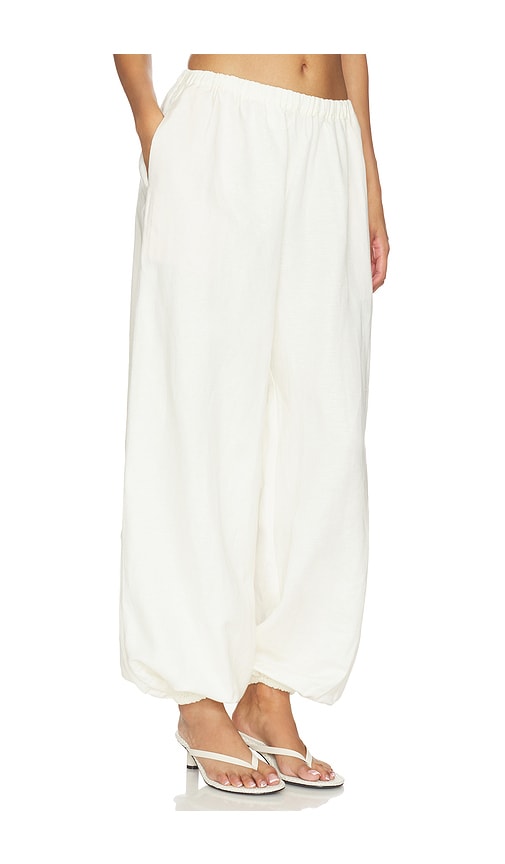 view 2 of 6 Lexi Linen Pant in White