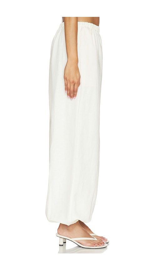 view 3 of 6 Lexi Linen Pant in White