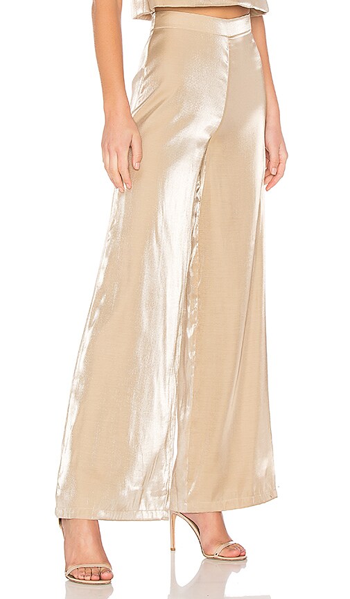 view 2 of 4 Zoey Wide Leg Pants in Light Gold