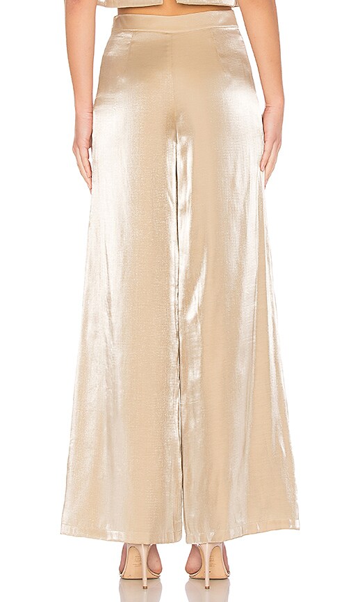 view 3 of 4 Zoey Wide Leg Pants in Light Gold