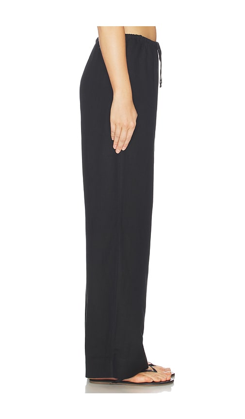view 3 of 6 Lexa Linen Pant in Black