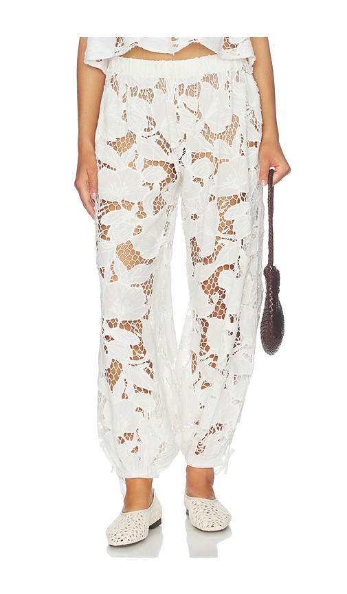 view 1 of 6 X Emma Rose Lacienne Pants in White