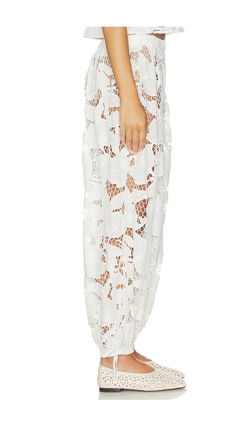 view 3 of 6 X Emma Rose Lacienne Pants in White