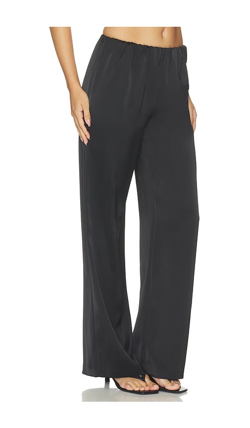 view 2 of 6 X Blake Evin Alette Satin Pants in Black
