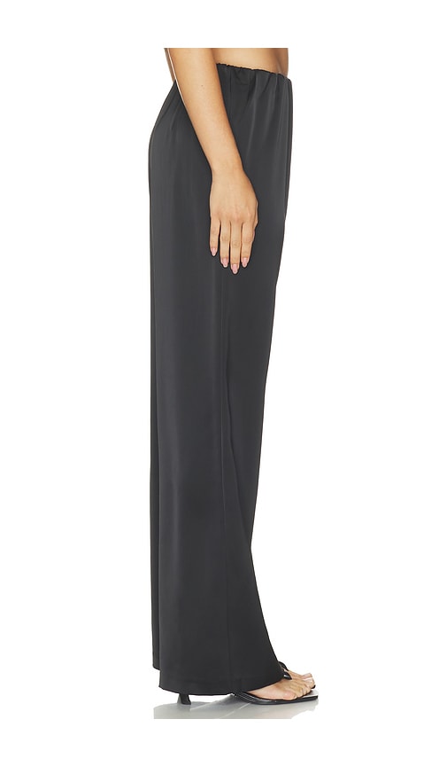 view 3 of 6 X Blake Evin Alette Satin Pants in Black