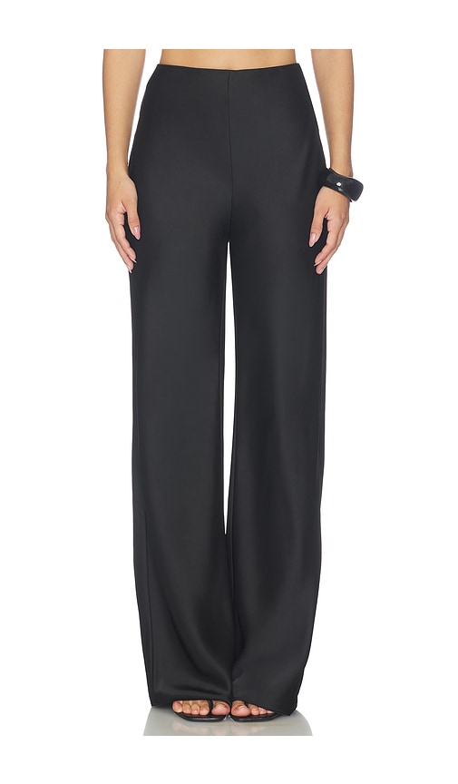 view 1 of 6 Olivia Satin Pant in Black