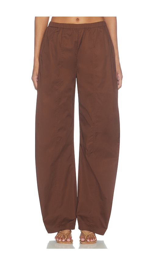 view 1 of 6 Maggie Pant in Chocolate Brown