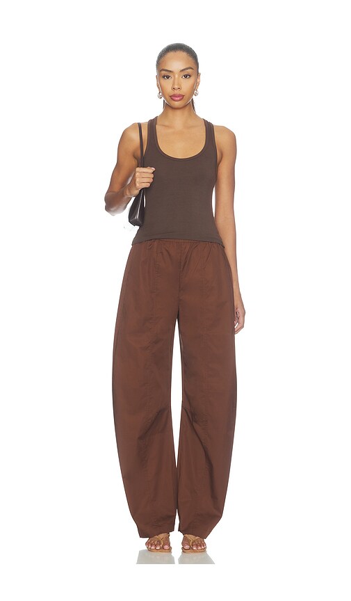 view 5 of 6 Maggie Pant in Chocolate Brown