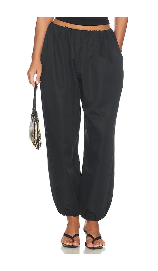 view 1 of 7 Romee Nylon Pant in Black