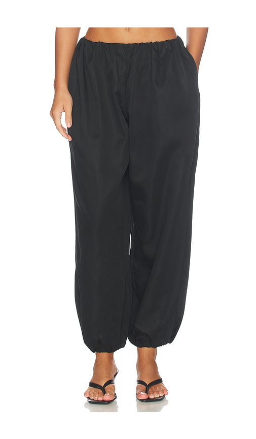 view 2 of 7 Romee Nylon Pant in Black