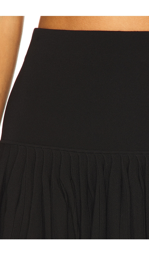 view 6 of 6 Darana Pleated Mini Skirt in Black