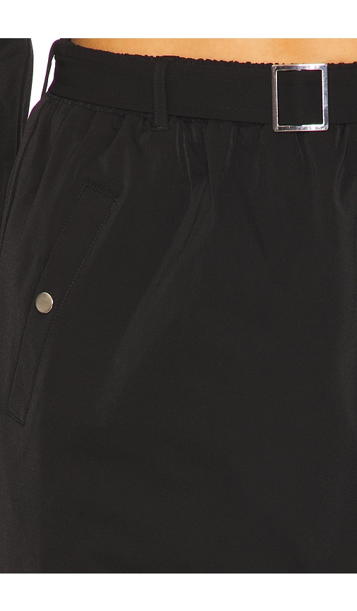 view 6 of 6 Cameron Utility Mini Skirt in Black