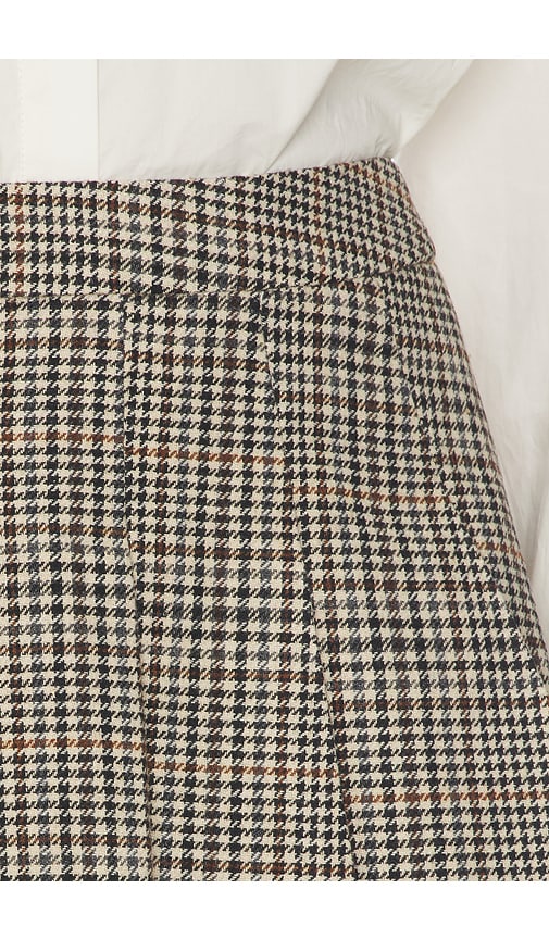 view 6 of 6 Elsie Mini Skirt in Brown Multi