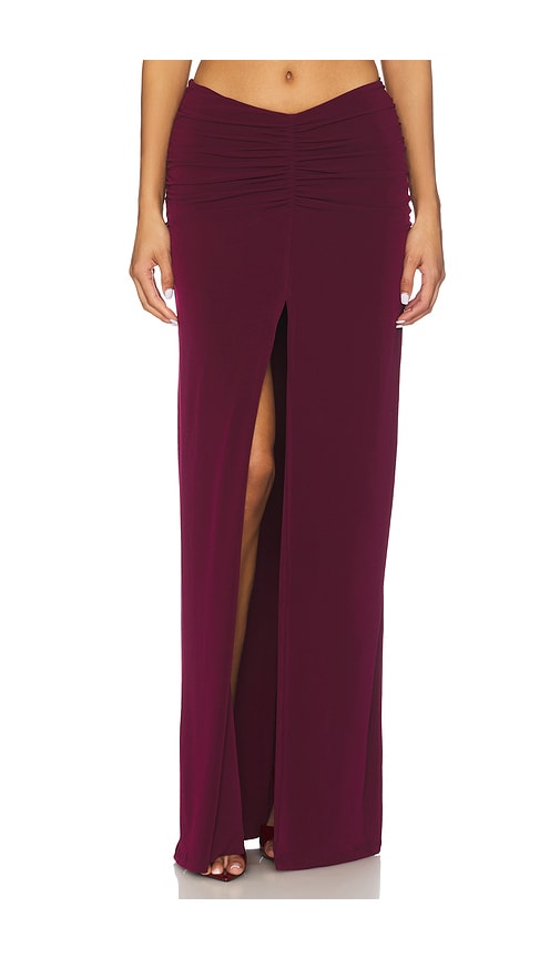 Lovers & Friends Leighton Maxi Skirt In Purple