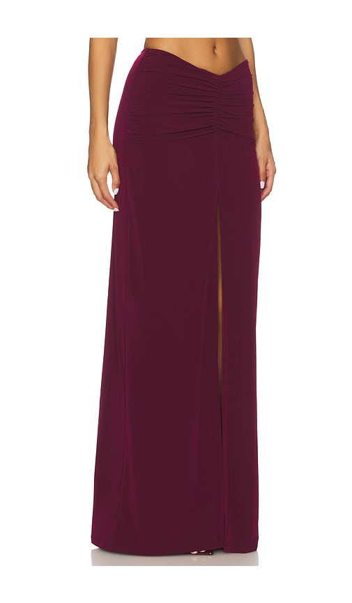 Lovers & Friends Leighton Maxi Skirt In Purple