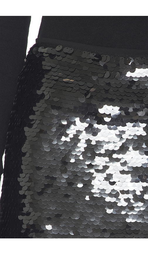 view 6 of 6 Carson Sequin Mini Skirt in Black