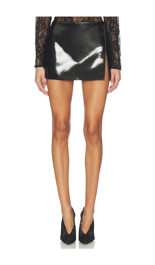 Lovers & Friends Demi Mini Skirt In Black