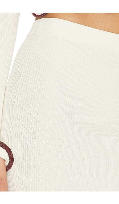 view 6 of 6 Bella Mini Skirt in Ivory Multi