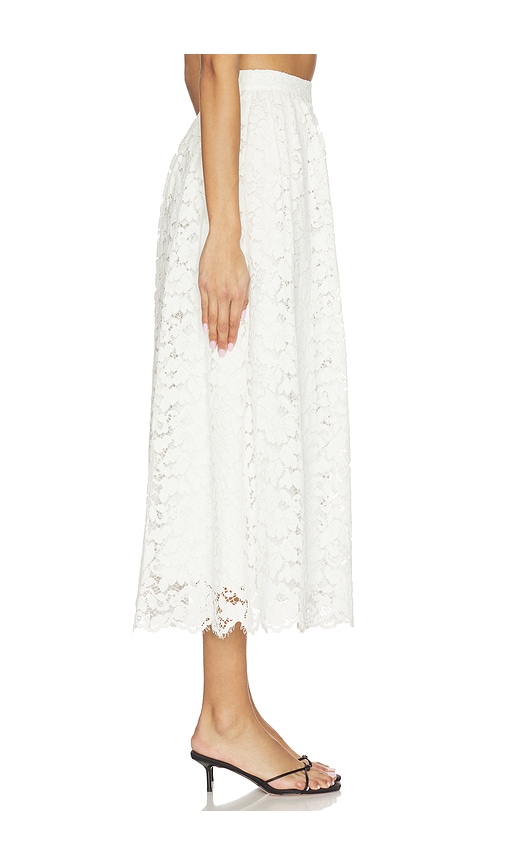 view 3 of 6 Teagan Skirt in White