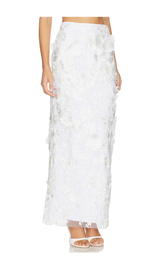 view 2 of 6 Lilia Maxi Skirt in White