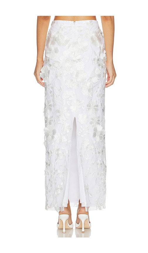 view 4 of 6 Lilia Maxi Skirt in White