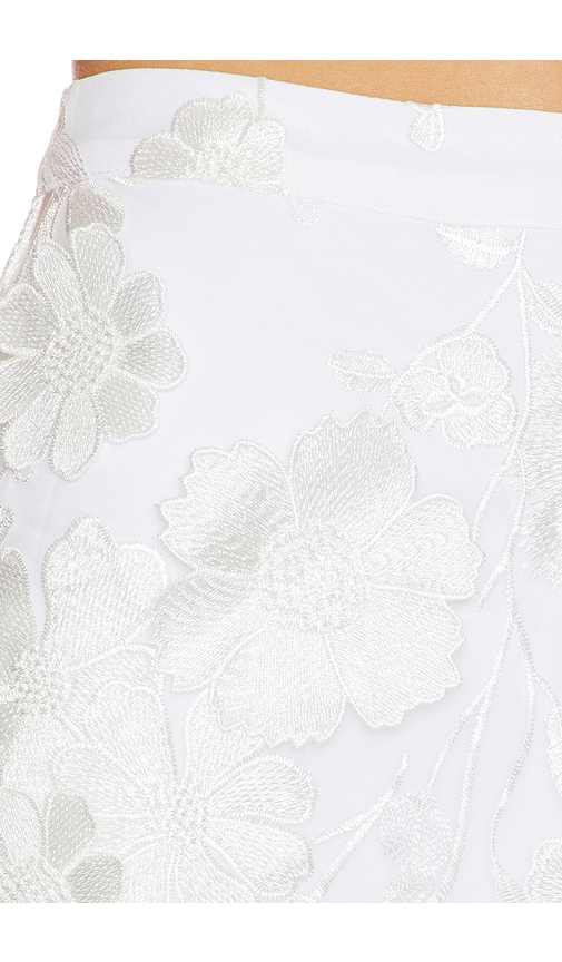 view 6 of 6 Lilia Maxi Skirt in White