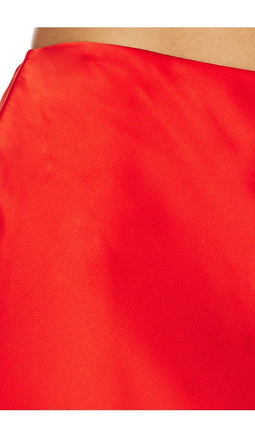 view 6 of 6 Zoe Midi Skirt in Red