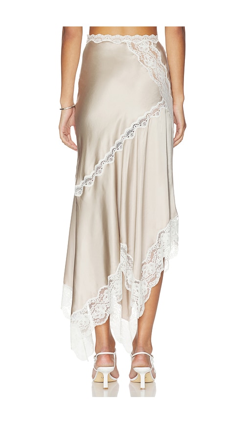 view 4 of 6 Vallin Midi Skirt in Light Taupe