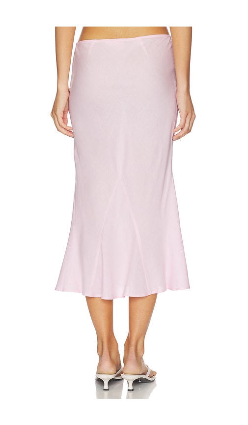 view 4 of 6 Opal Midi Skirt in Powder Pink