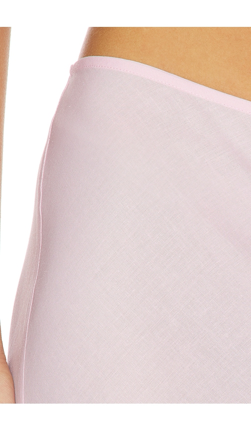 view 6 of 6 Opal Midi Skirt in Powder Pink